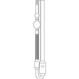 Ubbelohde viscometer (DIN), calibrated for manual measurement