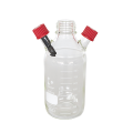 Messflasche mit 2x Anschlussstutzen MF45/1000